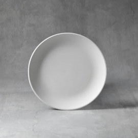 Ceramic Bisque Coupe Salad Plate